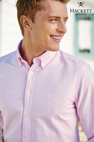 Pink Hackett Oxford Shirt